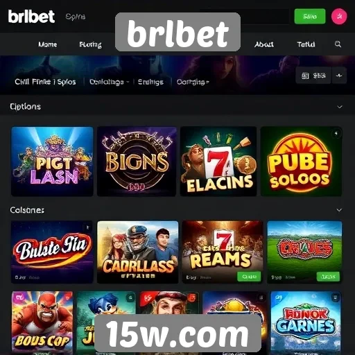 Opções de jogos disponíveis no brlbet